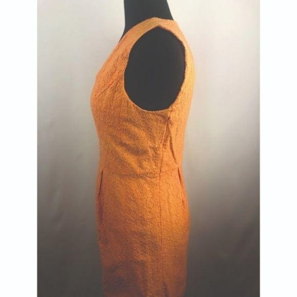 🦋 Tangerine Floral Daisy Dress - Picture 5 of 8